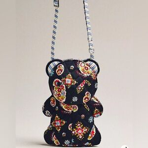 Price Firm Vera Bradley Anthropologie Bear Crossbody Diamond Patchwork NorthStar